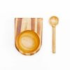 Wooden Bowl Set - Multipurpose Bowl - Serving Dips / Sauces / Chutneys - Wooden Bowl and Spoon Set
