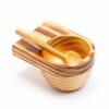Wooden Bowl Set - Multipurpose Bowl - Serving Dips / Sauces / Chutneys - Wooden Bowl and Spoon Set - Image 4
