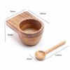 Multipurpose Bowl - Wooden Bowl Set - Serving Dips / Sauces / Chutneys - Wooden Bowl and Spoon Set - Image 5