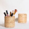 Cane Cutlery Holder - Cane Baskets for Storage - Round Holder - Multipurpose Holder - Image 3