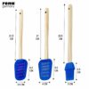 Silicone Spatula Set with Wooden Handle - Baking Set/Tools for Kitchen & Household - Baking/Mixing/Spreading Spoon & Brushes - Image 2