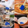 Silicone Spatula Set with Wooden Handle - Baking Set/Tools for Kitchen & Household - Baking/Mixing/Spreading Spoon & Brushes - Image 3