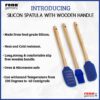 Silicone Spatula Set with Wooden Handle - Baking Set/Tools for Kitchen & Household - Baking/Mixing/Spreading Spoon & Brushes - Image 5