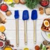 Silicone Spatula Set with Wooden Handle - Baking Set/Tools for Kitchen & Household - Baking/Mixing/Spreading Spoon & Brushes - Image 6