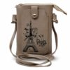 Simple Beige Sling Bag cum Mobile Pouch (2 in 1)