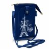 Simple Blue Sling Bag cum Mobile Pouch (2 in 1) - Image 2