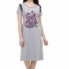 Short Nighty For Women - Printed Night Dress - Cotton Nightwear Gown - Image 5