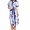 Polka Dot Bathrobe for Women - Bathrobe Towel - Bath Gown