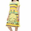 Short Nighty For Women - Printed Night Dress - Cotton Nightwear Gown - Image 2