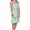 Short Nighty For Women - Printed Night Dress - Cotton Nightwear Gown
