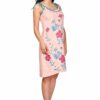 Short Nighty For Women - Printed Night Dress - Cotton Nightwear Gown