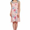 Short Nighty For Women - Printed Night Dress - Cotton Nightwear Gown - Image 4
