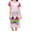 Short Nighty For Women - Printed Night Dress - Cotton Nightwear Gown - Image 5