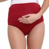 Maroon Pregnancy Panties for Women - Maternity Panties - Image 2