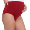 Maroon Pregnancy Panties for Women - Maternity Panties - Image 4