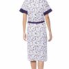 Purple Printed Bathrobe for Women - Bathrobe Towel - Bath Gown - Image 5