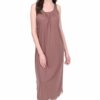 Long Cotton Camisole For Women - Camisole Nighty for Women - Nighty Slip - Image 4