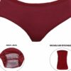 Maroon Periods Panties for Women - Cotton Solid Panty - Image 8