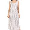 Redflower Cotton Full Length Printed Camisole for Women - Nightwear