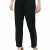 Black Casual Lace Pant For Women - Cigarette pants - Straight Pant - Image 3