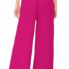 Pink All Purpose Plain Palazo - Pallazo For Women - Flare pant - Cotton Palazzo - Image 6