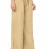 Skin Coloured All Purpose Plain Palazo - Pallazo For Women - Flare pant - Cotton Palazzo - Image 4
