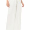 White All Purpose Plain Palazo - Pallazo For Women - Flare pant - Cotton Palazzo - Image 4