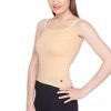 Skin Color Camisole for Women – Solid Cotton Slips for Ladies - Tank / Spaghetti Top - Inner wear - Image 4