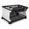 Lenovo Plastic Dish Rack Drainer Drying Rack Washing Basket with Tray for Kitchen, Dish Drainer Kitchen Rack - Image 3