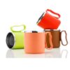 Plastic Coffee Mugs Set of 2 Pcs (Random Color) - Image 4