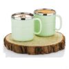 Plastic Coffee Mugs Set of 2 Pcs (Random Color)