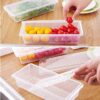 Vegetable and Fish Stackable Storage Containers with Draining Jar (1500ml) Set of 2 - Image 3