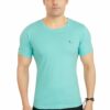 Aqua Men's Round Neck Cotton T-Shirt - Image 5