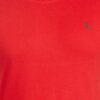 Red Round Neck Cotton Men's T-Shirt - Image 2