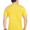 Men's Round Neck T-Shirt Yellow - Image 4