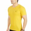 Men's Round Neck T-Shirt Yellow - Image 6