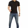 Black Collared Men's Polo T-Shirt