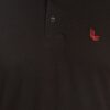 Black Collared Men's Polo T-Shirt - Image 2