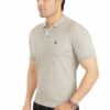 Grey Collared Men's Polo T-Shirt - Image 2
