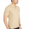 Tan Colored Polo Neck Men's Regular Fit T-Shirt Collared - Image 3