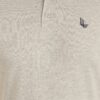 Grey Double Line Collared Men's Polo T-Shirt - Image 6