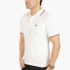 Men's Polo Neck T-Shirt White - Image 2