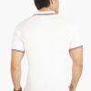 Men's Polo Neck T-Shirt White - Image 4