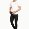 Men's Polo Neck T-Shirt White - Image 5
