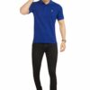 Royal Blue Men's Rgular Fit Polo T-Shirt - Image 5