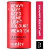 Sanity Regular Applicator Tampons Pack of 10