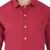 Maroon Men's Formal Slim Fit Shirt - Image 6