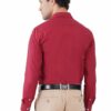 Maroon Men's Formal Slim Fit Shirt - Image 7