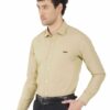 Khaki Men's Formal Slim Fit Shirt - Image 3