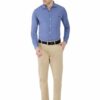 Light Grey Men's Formal Slim Fit Shirt - Image 2